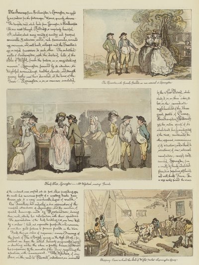 Il Tour di Rowlandson in una Posta, 1782 da Thomas Rowlandson